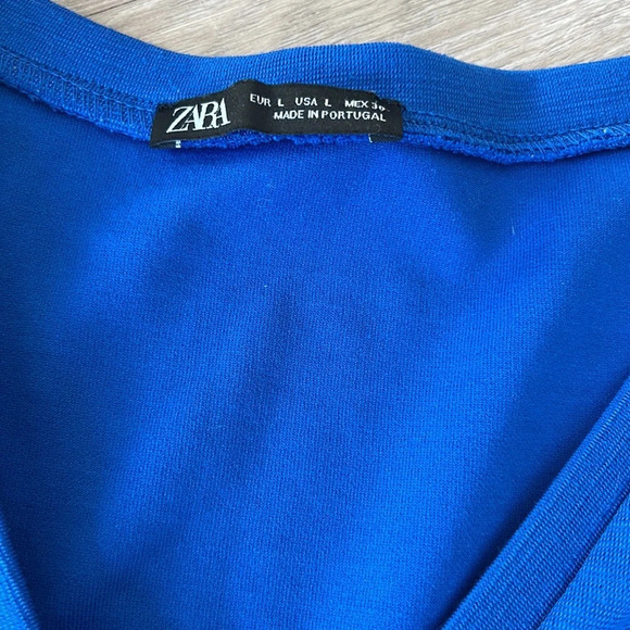 Zara Blue Shirt - Picture 2 of 3
